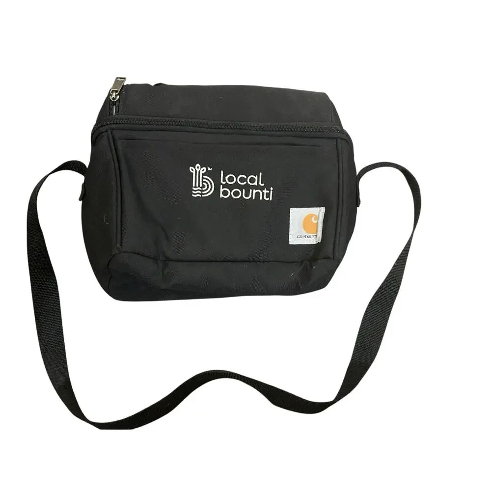 Carhartt Black Two Compartment Lunch Cooler